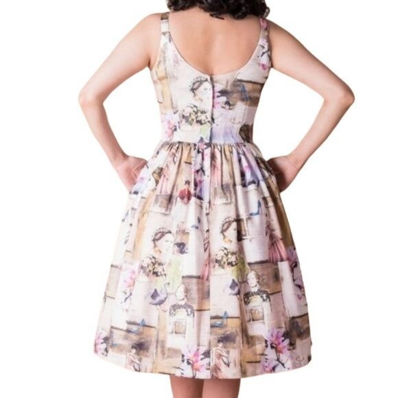 Tatyana 1950's Fit & Flare Lady of Films Dress XS - Picture 3 of 15